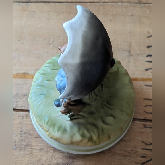 Retro 1970 Sankyo " Raindrops Keep Falling on My Head" Music Kids With Umbrella - Picture 5 of 10